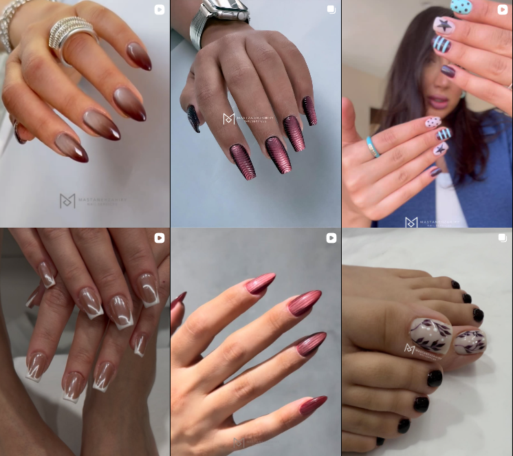 بهترین سالن کاشت ناخن در مهرشهر