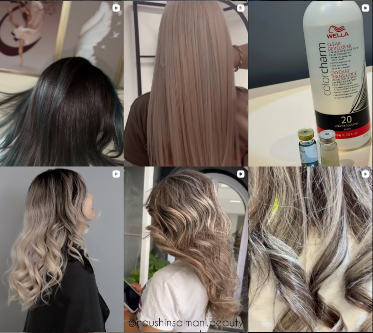 رنگ مو زنانه در عظیمیه