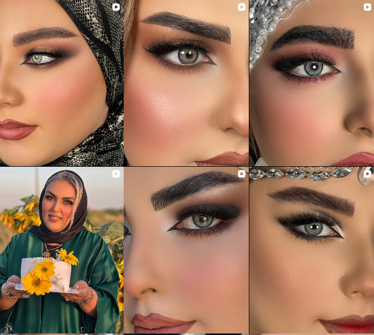 نمونه کار رنگ مو در عظیمیه