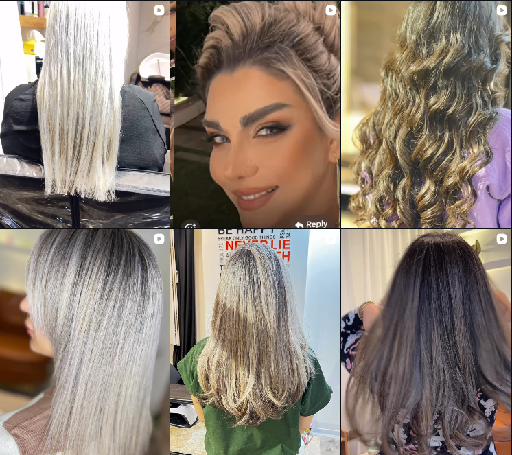 رنگ مو بانوان در جهانشهر