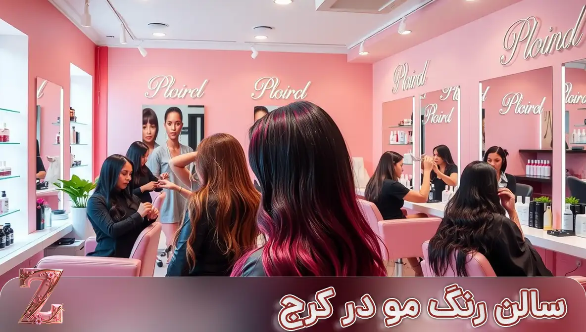 سالن های رنگ مو بانوان در کرج
